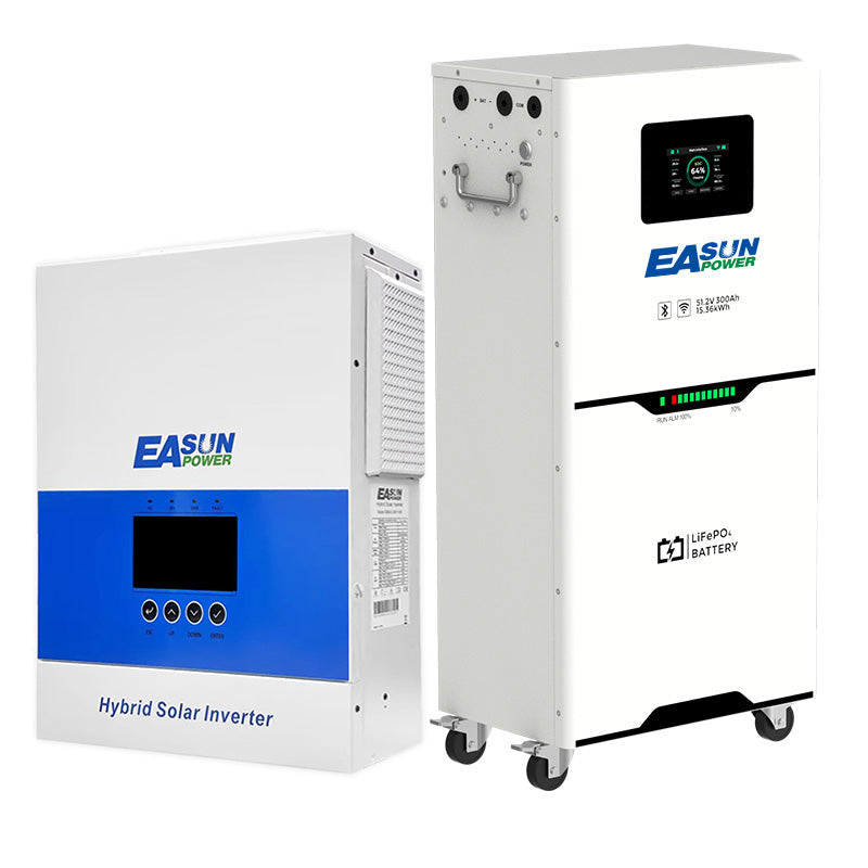 Batteria Litio Fotovoltaico 15kWh 51.2V (300Ah) EASUN | Schermo Touch LCD