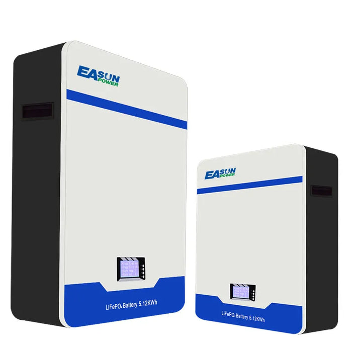 【0% VAT】EASUN Batteria Lifepo4 5kWh 10kWh 51,2V 100AH 200AH per Accumulo di Energia Solare