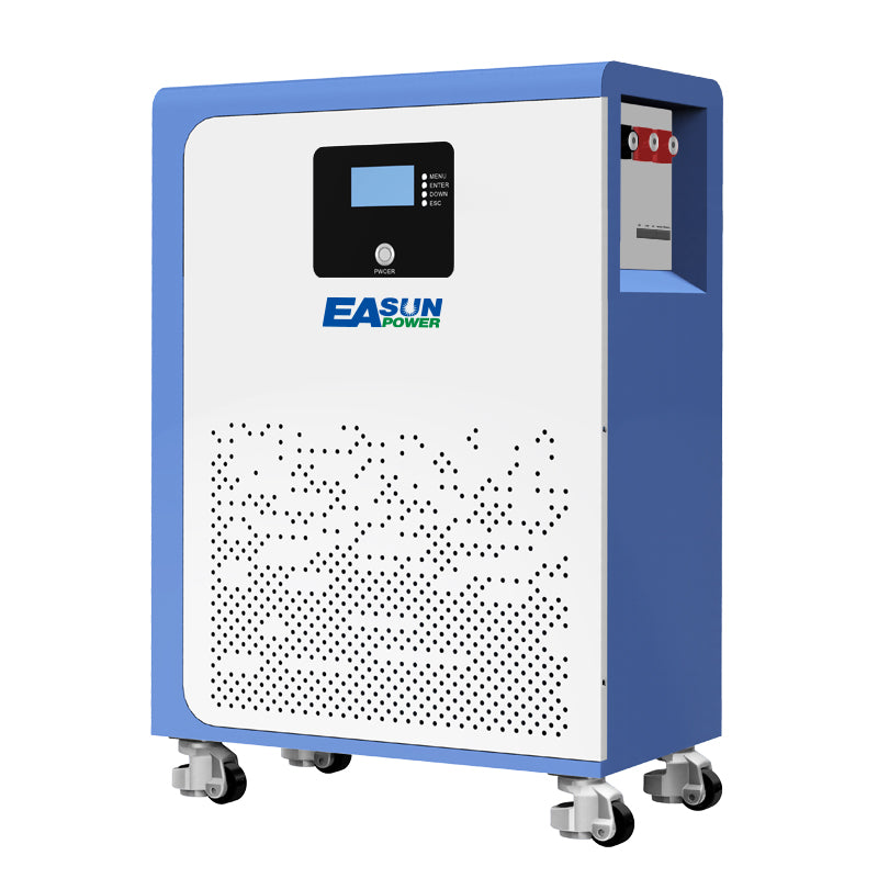 【0% VAT】EASUN POWER Batteria Lifepo4 15kWh 51.2V 300AH per Accumulo di Energia Solare
