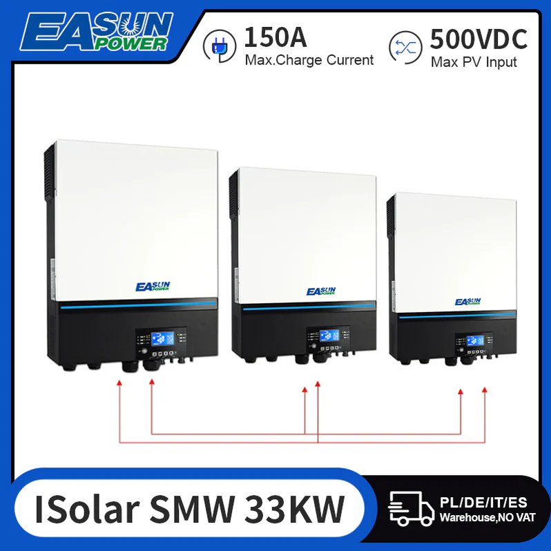Inverter Trifase Off-Grid EASUN 11kW per Impianti da 10kW | Doppio MPPT