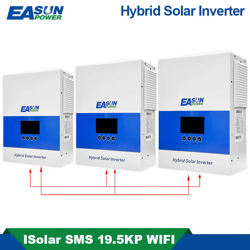 Inverter Solare Ibrido Off-Grid 6.5kW 48V MPPT 120A Parallelo | Easun