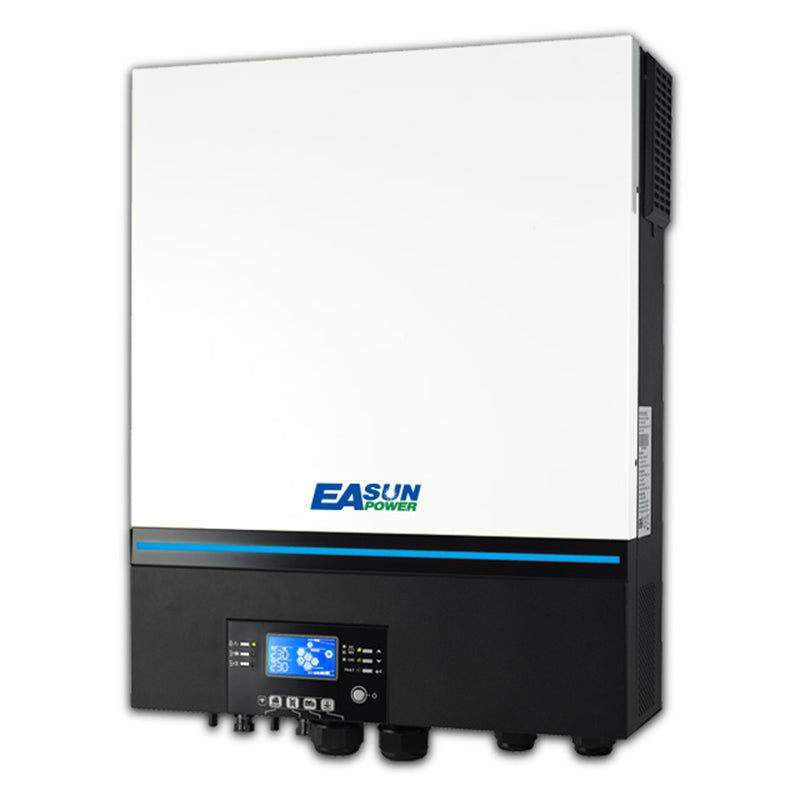 EASUN POWER SMW 11KW Inverter Off-Grid con 2 Caricatori Solari MPPT da 150A Integrati e WiFi