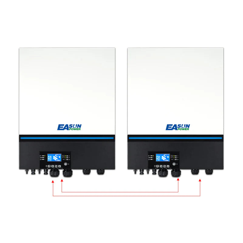 EASUN POWER SMW 11KW Inverter Off-Grid con 2 Caricatori Solari MPPT da 150A Integrati e WiFi