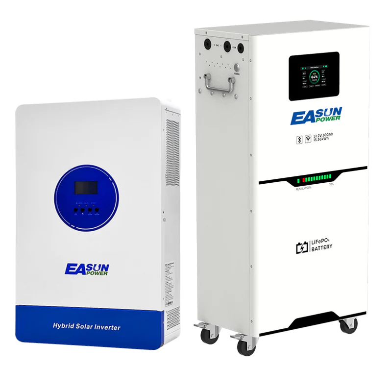 Batteria Litio Fotovoltaico 15kWh 51.2V (300Ah) EASUN | Schermo Touch LCD