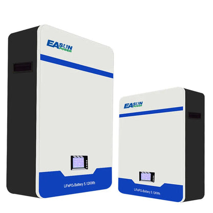 【0% VAT】EASUN Batteria Lifepo4 5kWh 10kWh 51,2V 100AH 200AH per Accumulo di Energia Solare