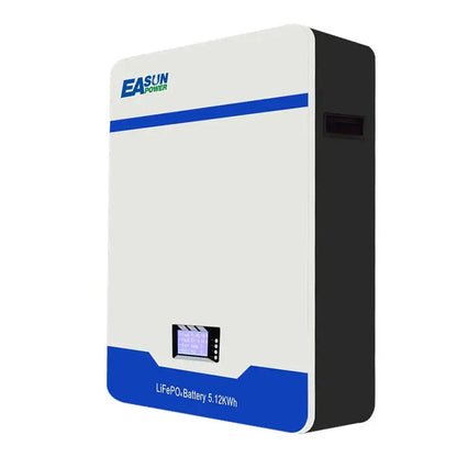 Batteria Accumulo Solare LiFePO4 5kWh 51.2V 100Ah da Parete | Easun