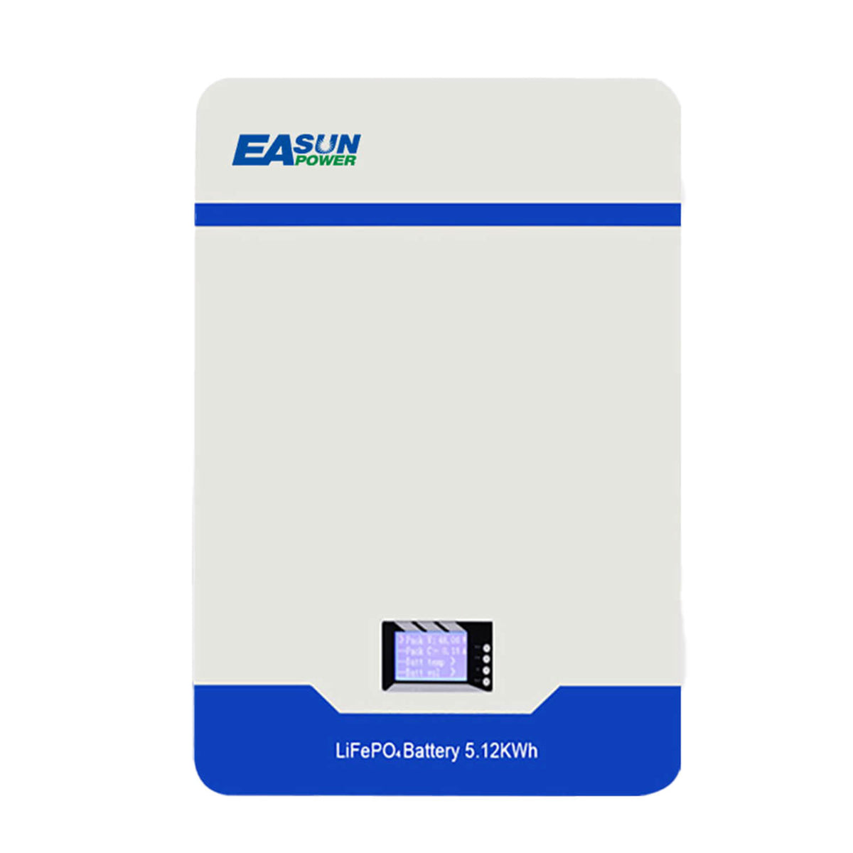 Batteria Accumulo Solare LiFePO4 5kWh 51.2V 100Ah da Parete | Easun