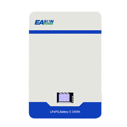Batteria Accumulo Solare LiFePO4 5kWh 51.2V 100Ah da Parete | Easun