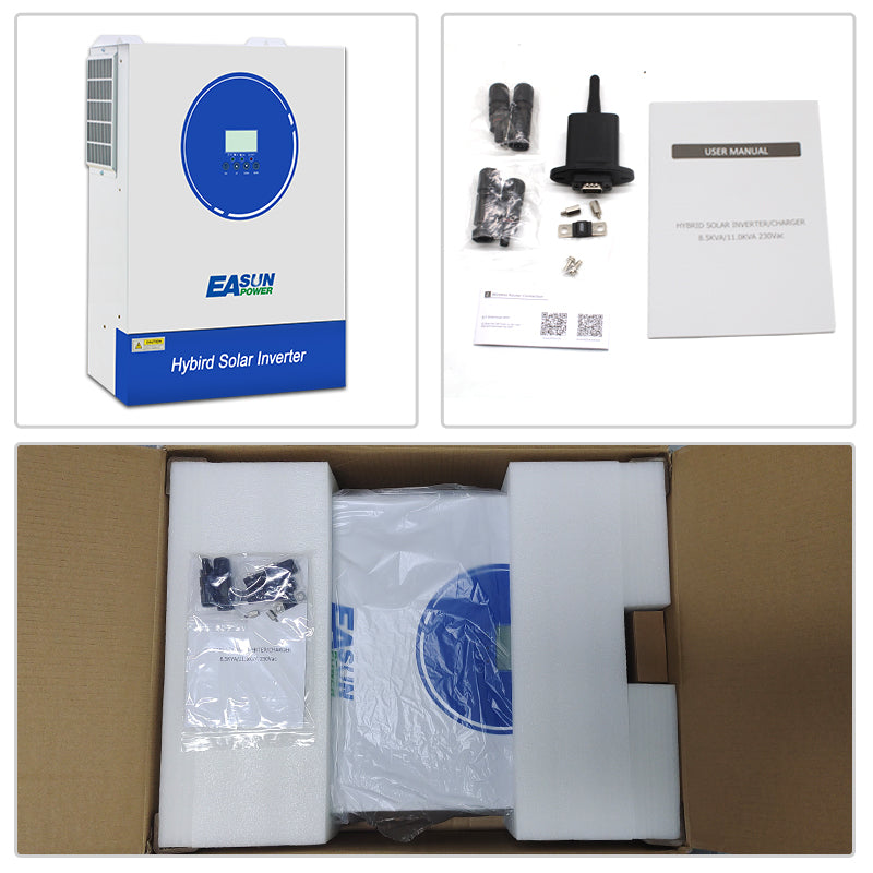 Easunpower SMG 11KW 48V Inverter Off-Grid Con Caricatore MPPT 160A E WiFi