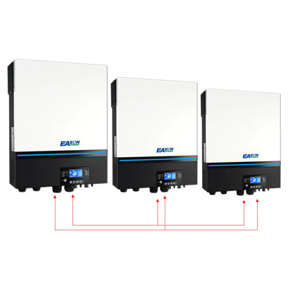 EASUN POWER SMW 11KW Inverter Off-Grid con 2 Caricatori Solari MPPT da 150A Integrati e WiFi