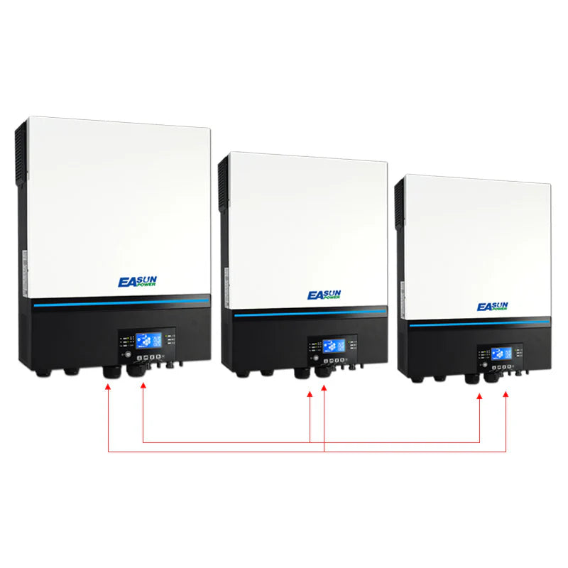 EASUN POWER SMW 11KW Inverter Off-Grid con 2 Caricatori Solari MPPT da 150A Integrati e WiFi