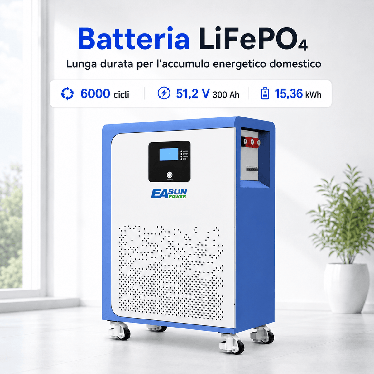 Batteria Fotovoltaico 15kWh 48V EASUN | Powerwall Modulare