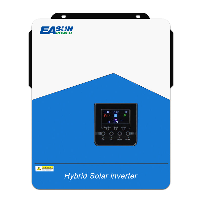 EASUN Inverter Solare 6.2KW 48V Inverter Ibrido Fotovoltaico con Caricatore MPPT da 120A